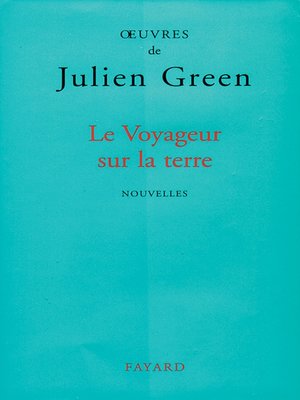 cover image of Le Voyageur sur la terre